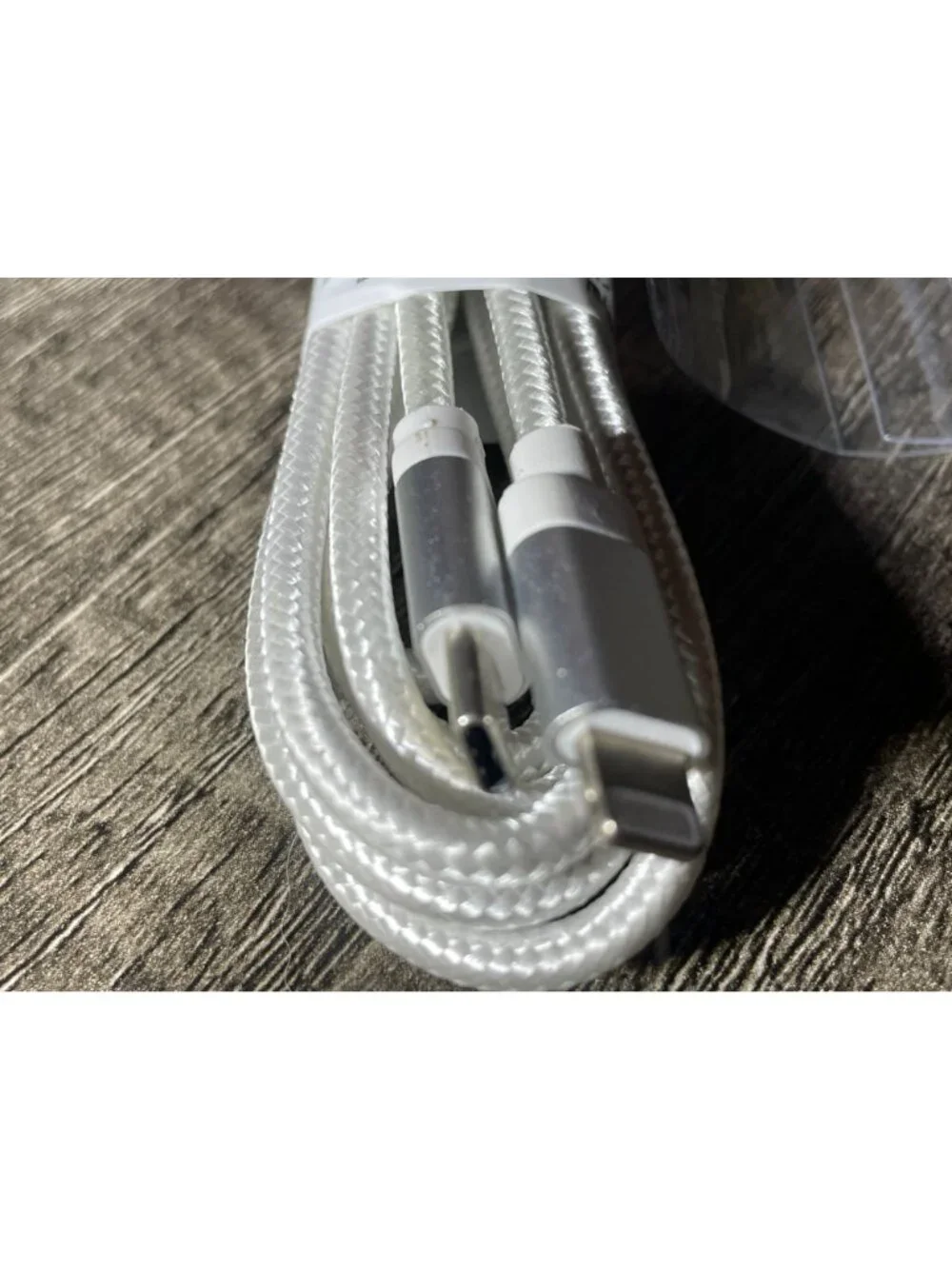 Wireless Gear 6‑Ft USB‑C to Lightning Cable – White, Fast Charging, NEW